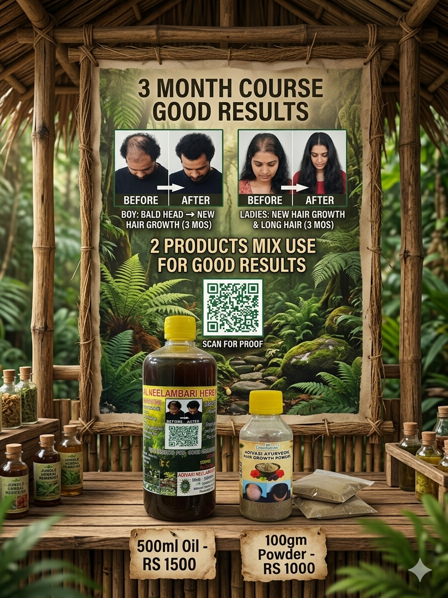 Adivasi natural neelambari hair oil